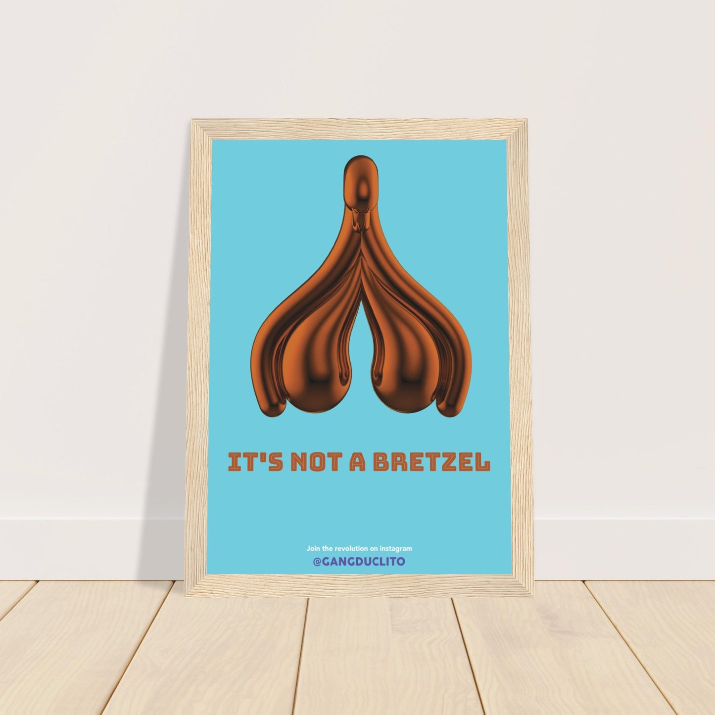 Affiche Clitoris Bretzel - Gang du Clito