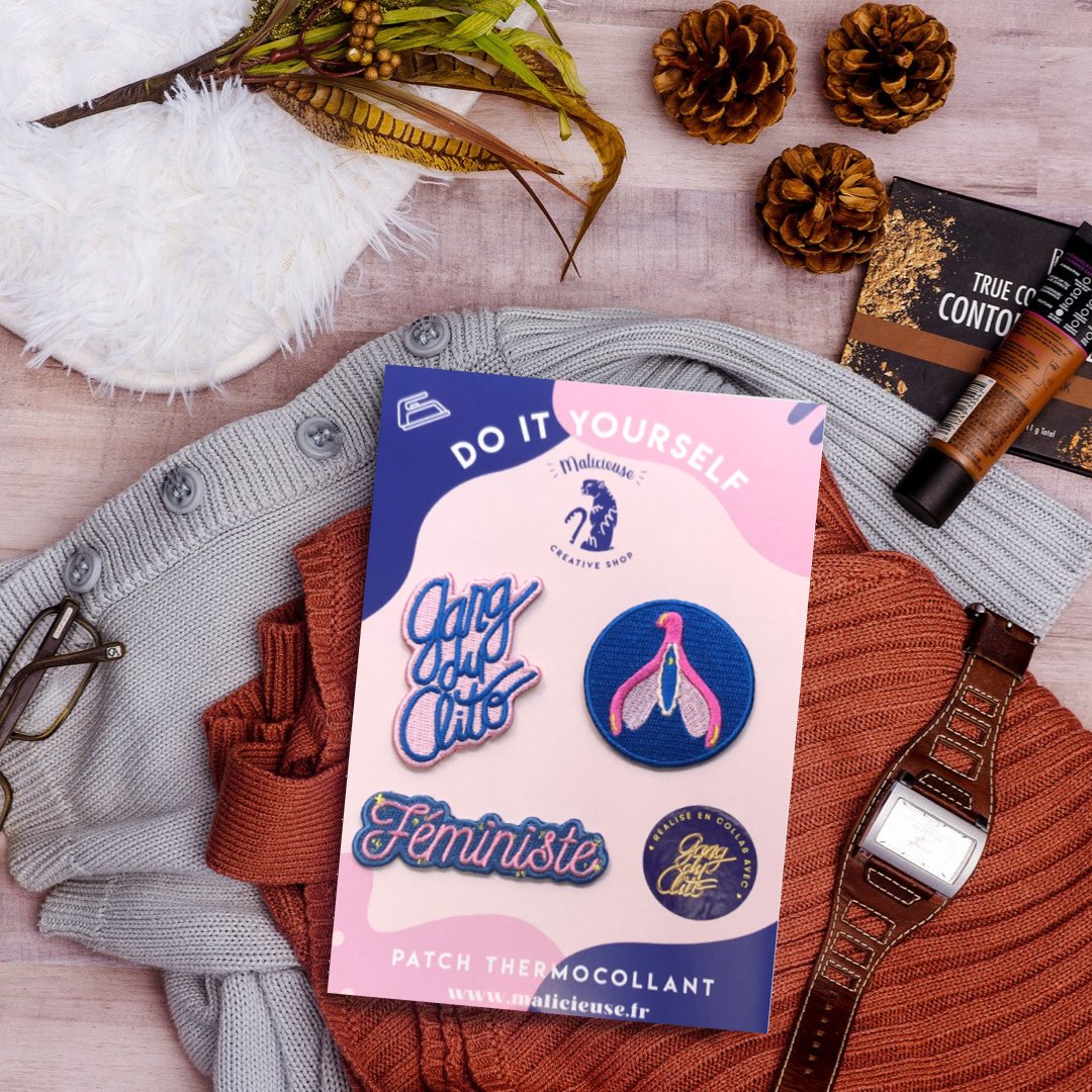 3 Écussons brodés "Féministe" pour sublimer vos looks - Gang du Clito