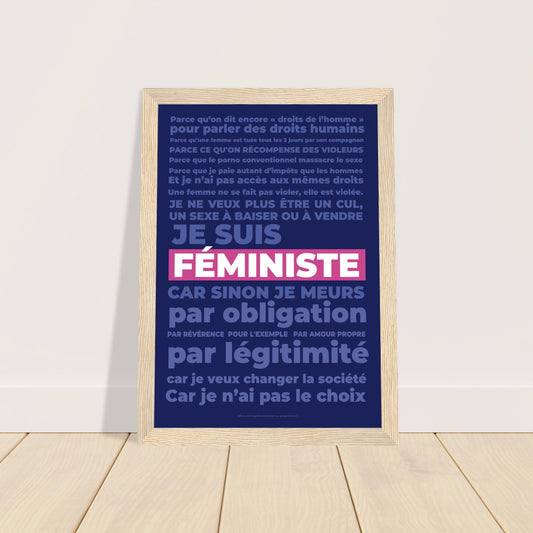 Affiche Manifeste Féministe - Gang du Clito