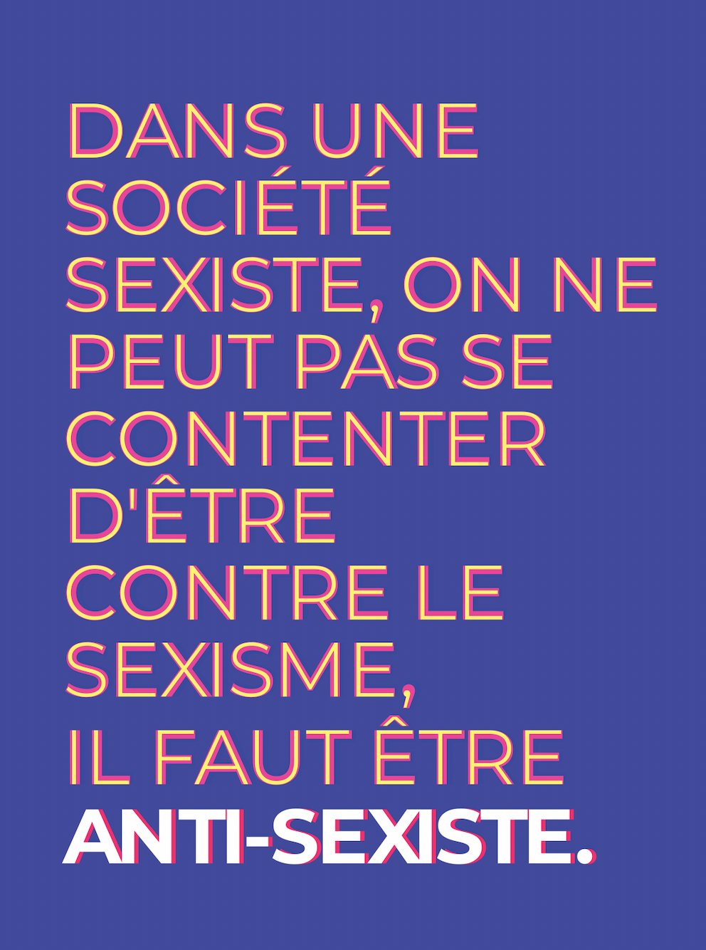 Charte Anti-sexisme à imprimer - Gang du Clito