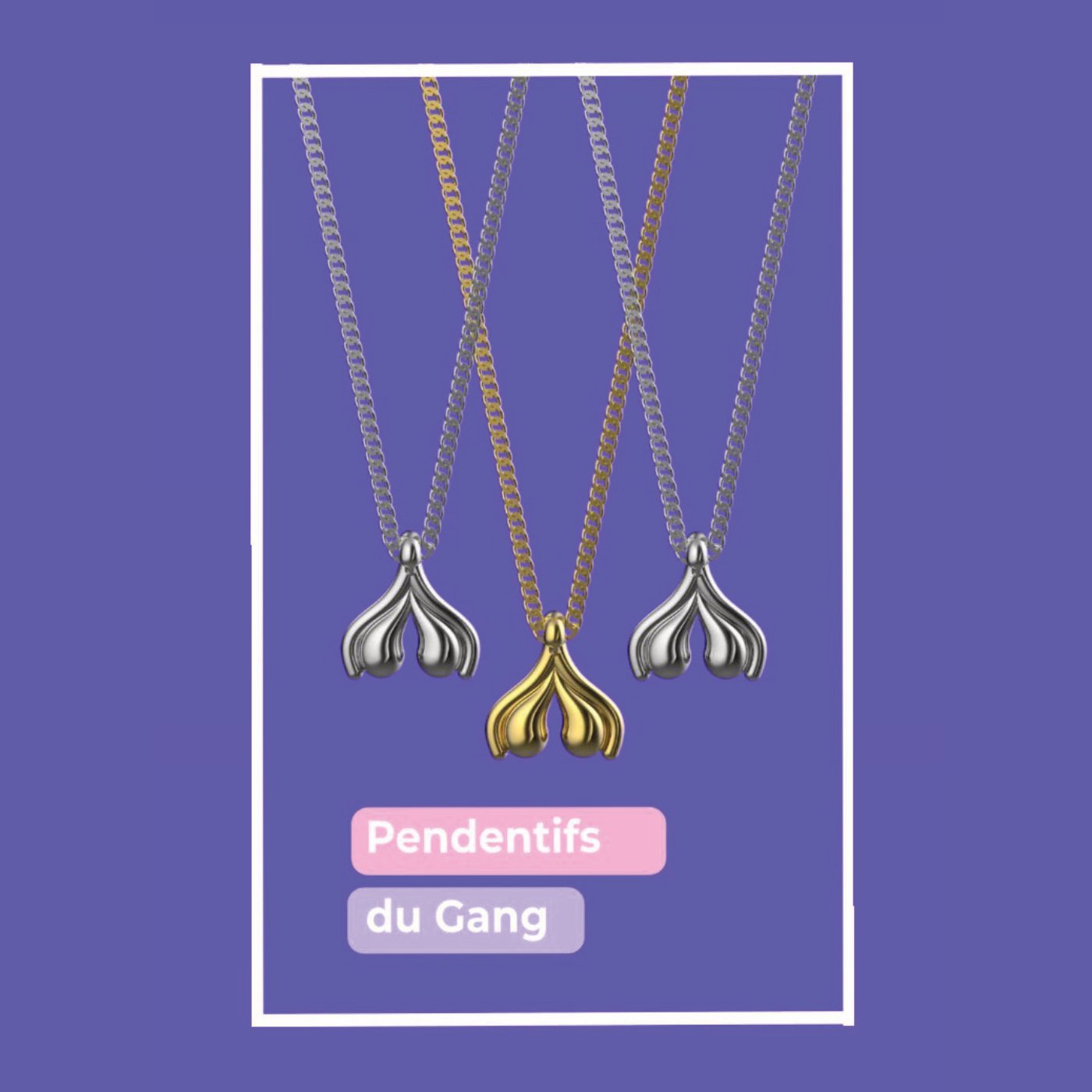 Le pendentif clitoris ✨ Version Mini - Gang du Clito