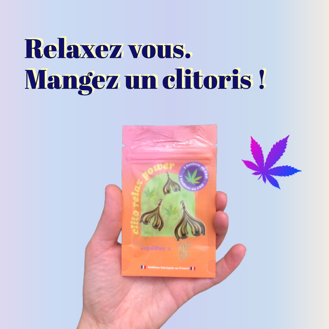 Les Bonbons CBD ✨ Clitoris Power Relax - Gang du Clito
