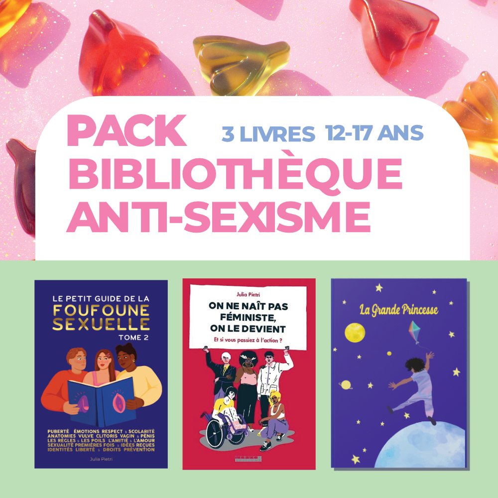 Pack đ BibliothĂšque anti-sexisme Ados 12- 18 ans - Gang du Clito