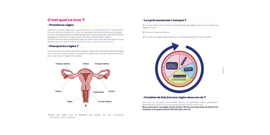 Livre Expliquant les Règles : Tout Comprendre sur les Menstruations - Gang du Clito