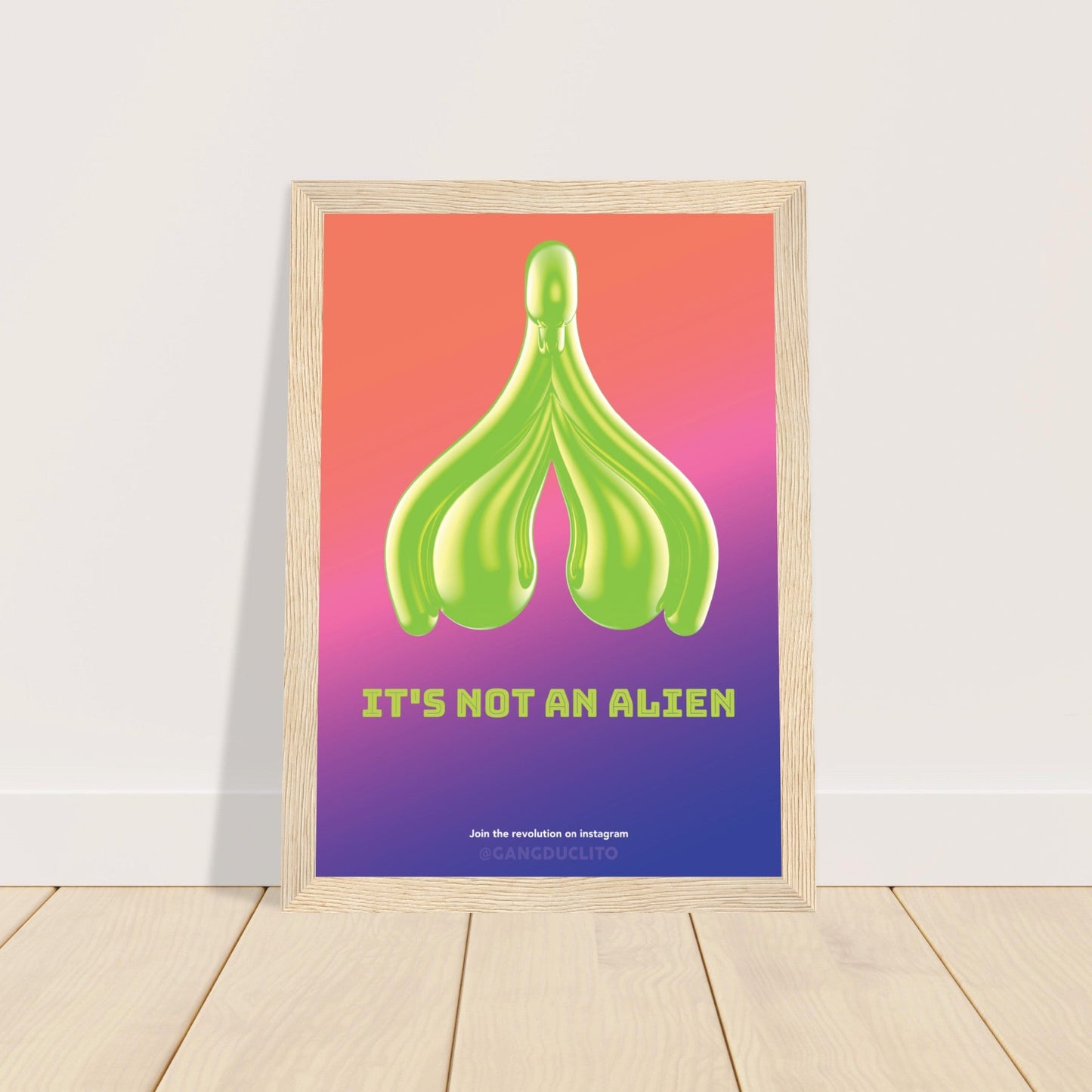 Affiche Clitoris Alien - Gang du Clito