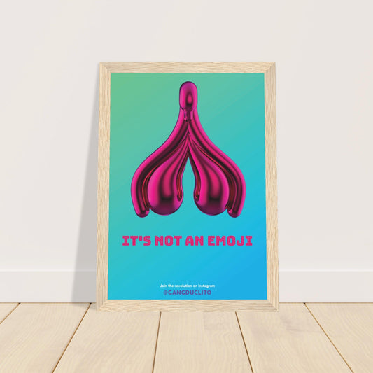 Affiche Clitoris Emoji - Gang du Clito