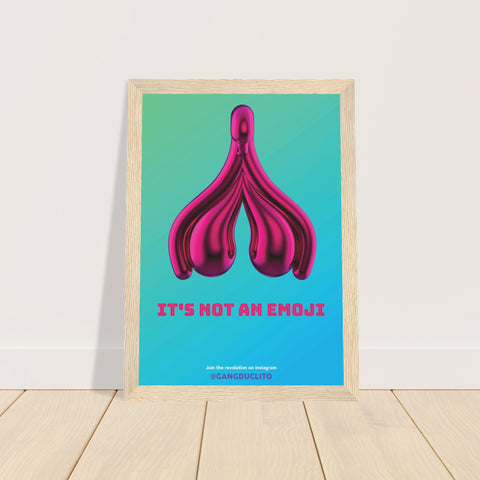 Affiche Clitoris Emoji