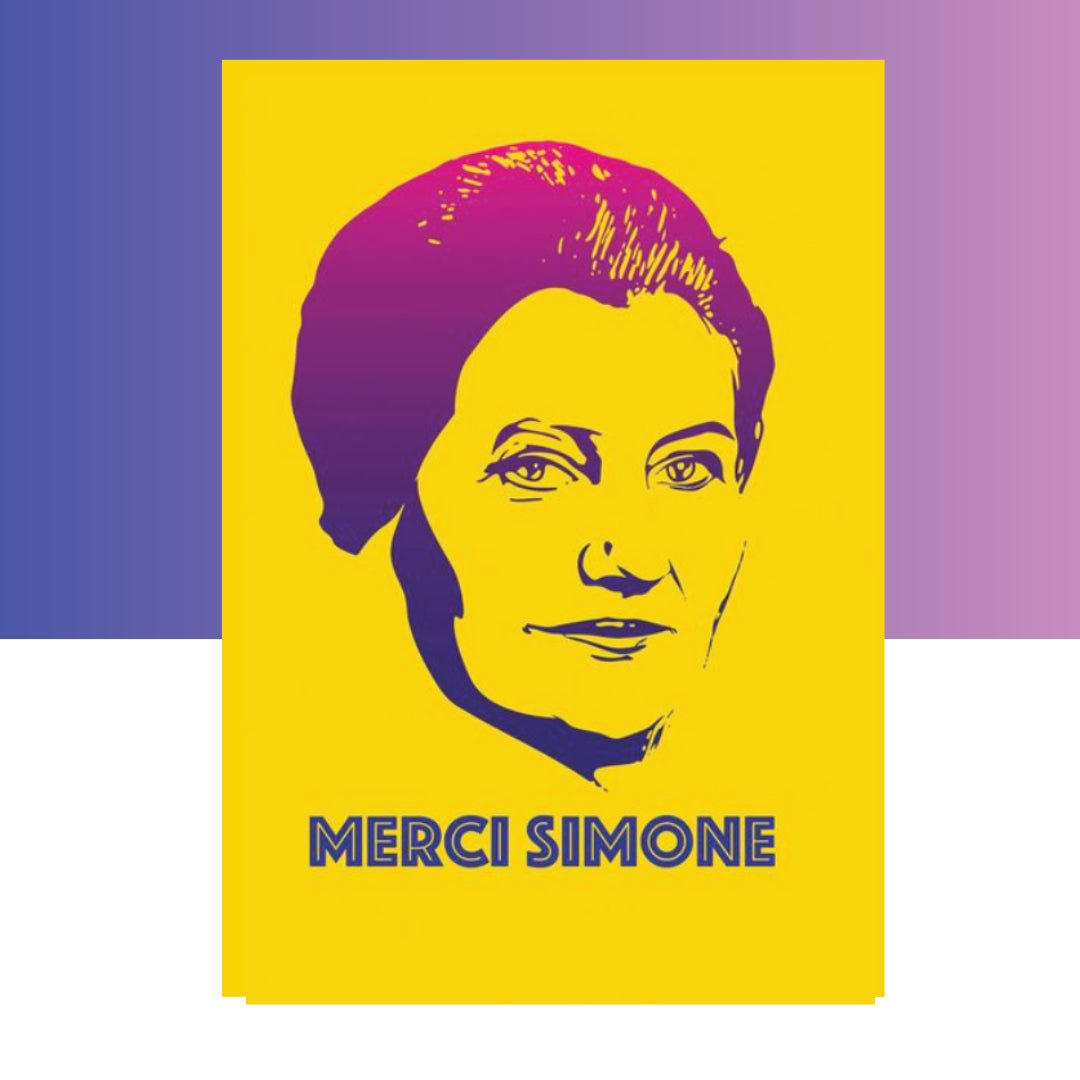 Affiche Féministe ✨ Merci Simone - Gang du Clito