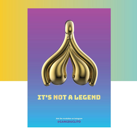 Clitoris posters to download for free. #itsnotabretzel