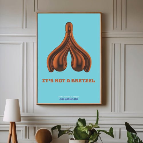 Grand Format - Affiche Clitoris Bretzel - Gang du Clito