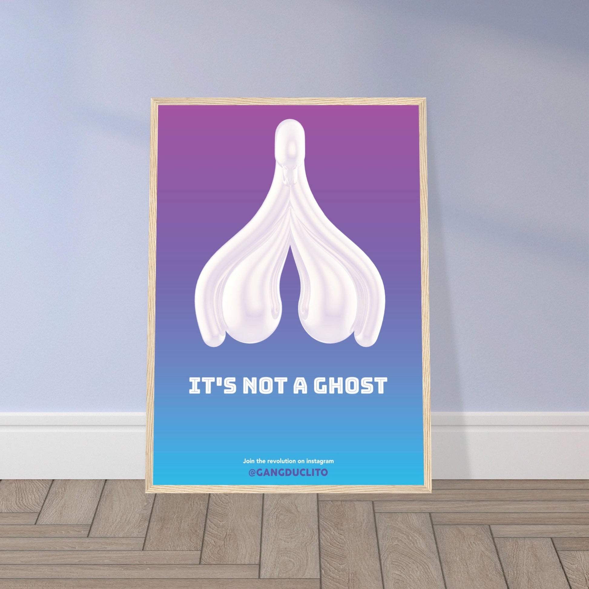 Grand Format - Affiche Clitoris Ghost - Gang du Clito