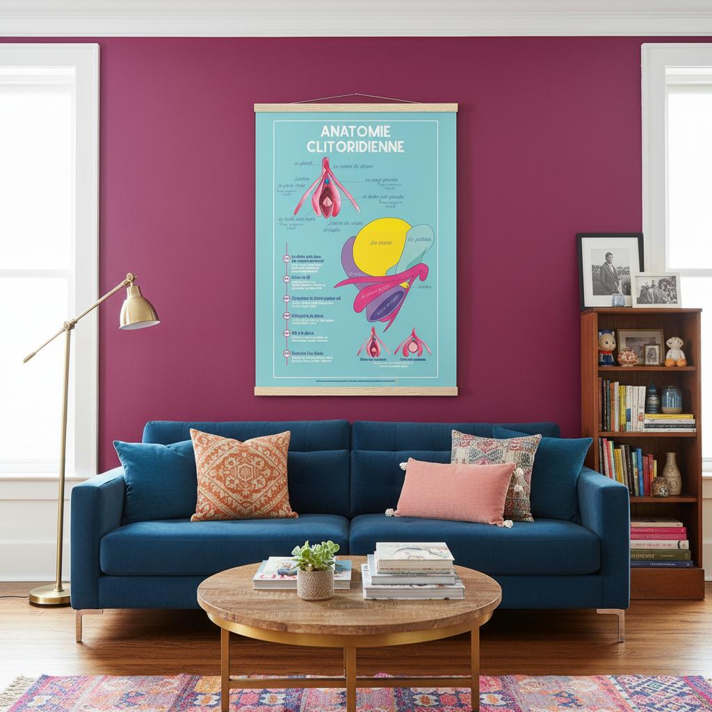 Planche anatomique clitoris - Evras - Gang du Clito