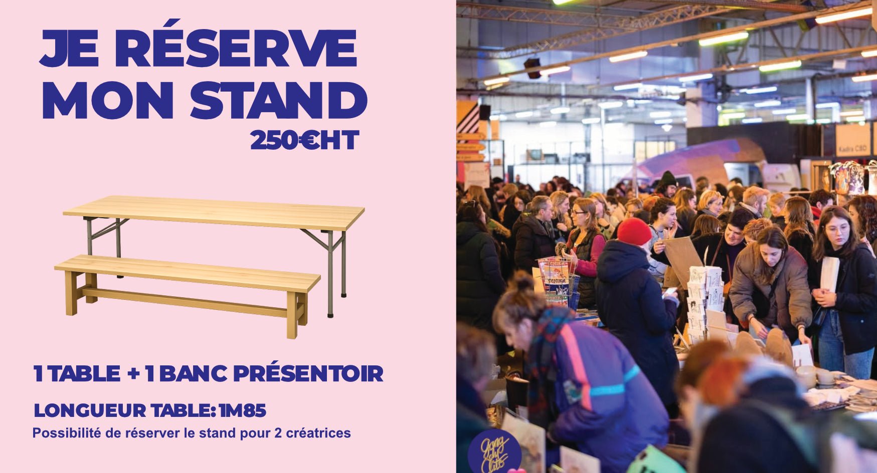 Stand 📚 Illustratrice - Salon du livre féministe - Gang du Clito