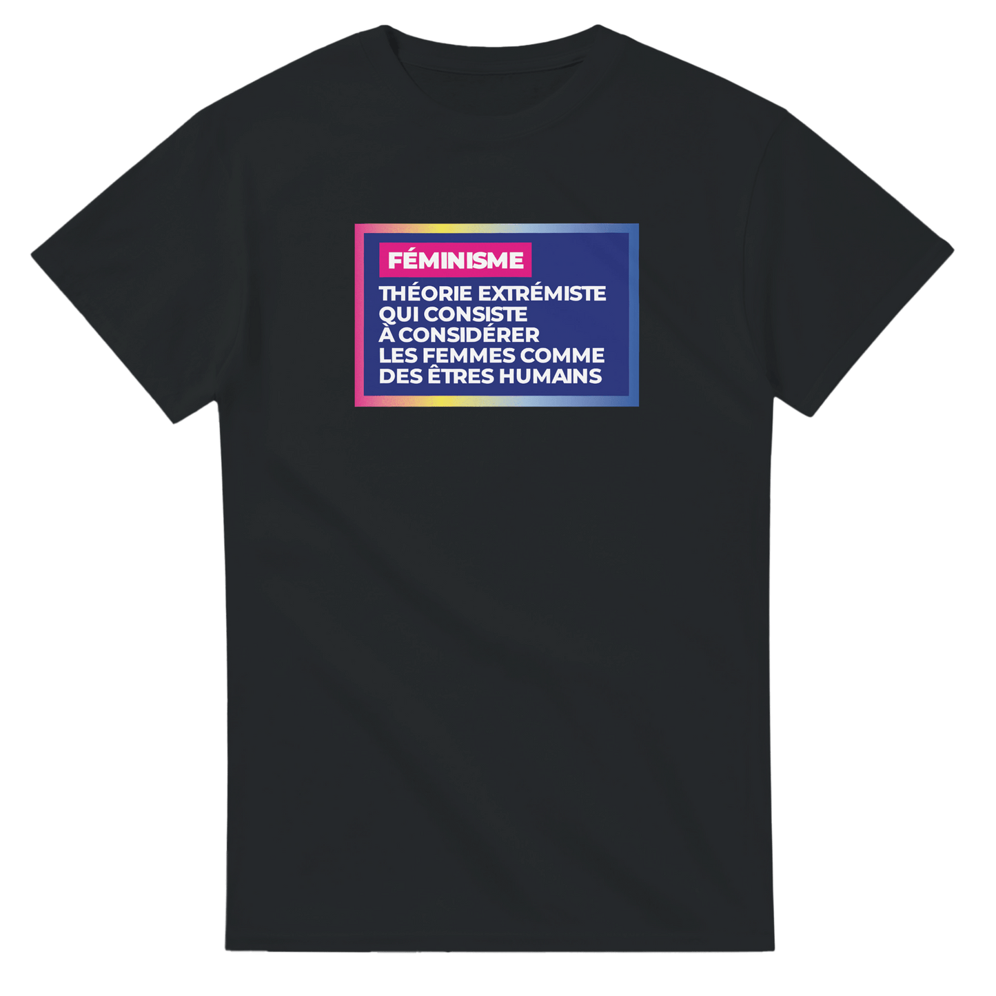 T-shirt féministe Noir & Blanc - "Théorie Extrémiste" - Gang du Clito