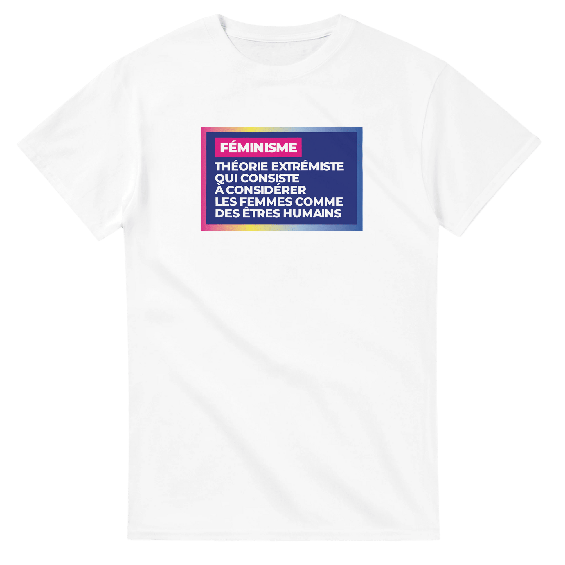 T-shirt féministe Noir & Blanc - "Théorie Extrémiste" - Gang du Clito