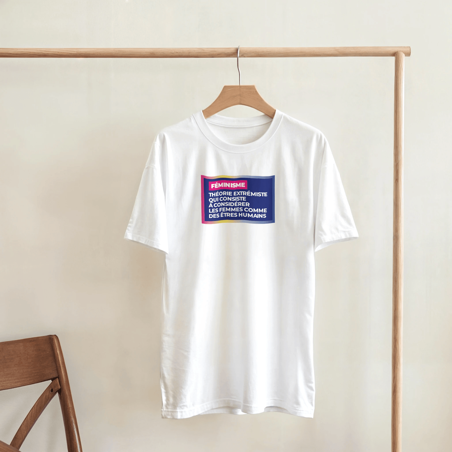 T-shirt féministe Noir & Blanc - "Théorie Extrémiste" - Gang du Clito