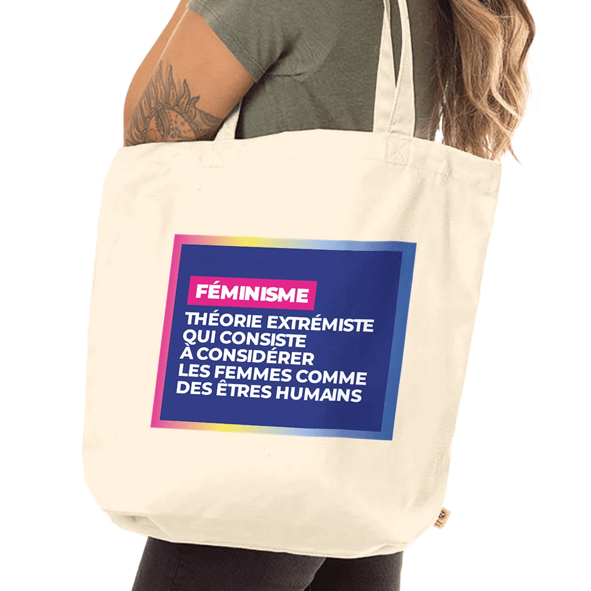 Tote bag définition féministe 100% coton bio. - Gang du Clito