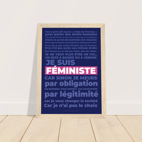 Affiche Manifeste Féministe