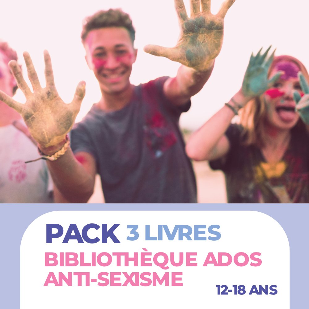 Pack 🎉 Bibliothèque anti-sexisme Ados 12- 18 ans - Gang du Clito
